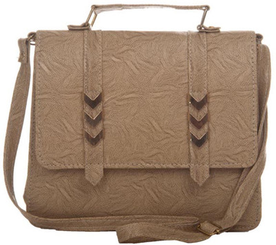 

Aliado Women Casual Yellow Leatherette Sling Bag