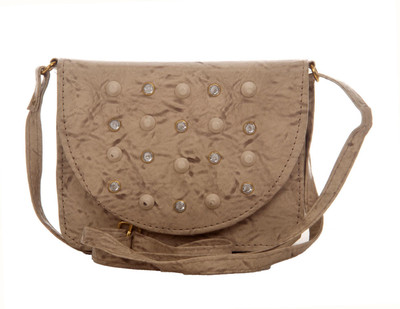 

Aliado Women Casual Yellow Leatherette Sling Bag