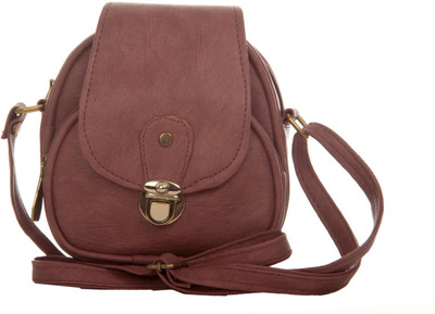 

Aliado Women Casual Pink Leatherette Sling Bag