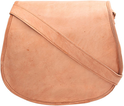 

Gosling Women Casual Beige Genuine Leather Sling Bag