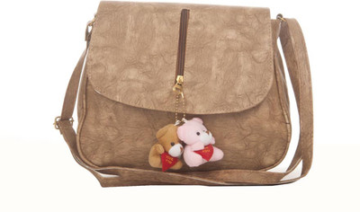 

Aliado Women Casual Beige Leatherette Sling Bag