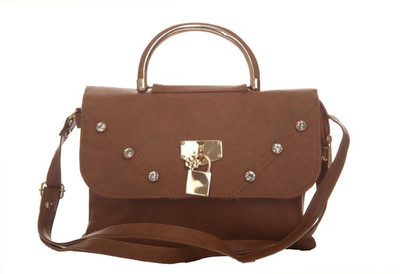 

Aliado Women Casual Brown Leatherette Sling Bag