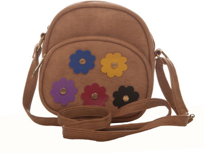 

Aliado Women Casual Brown Leatherette Sling Bag