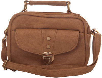 

Aliado Women Casual Beige Leatherette Sling Bag