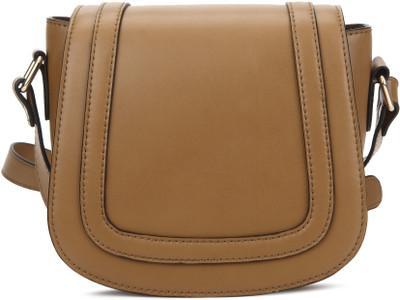 

Carlton London Women Casual Tan PU Sling Bag