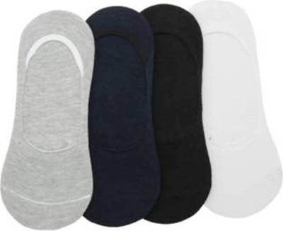 Tahiro Men & Women Solid Low Cut, Peds/Footie/No-Show(Pack of 4)