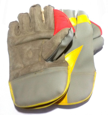 

MK Wicket Keeping Gloves. Leather Gloves for Cricket, Color As per Availability,Size- 28/ 20 cm Wicket Keeping Gloves (Free Size, Multicolor)