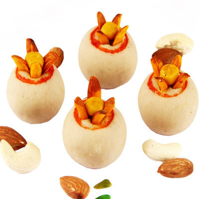 

Ghasitaram Gifts Almond Pots(400 g, Box)