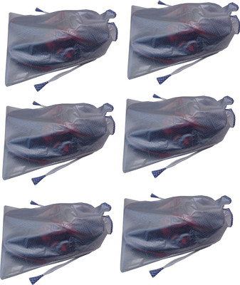 

Sarohi Pack of 6 Shoe Pouch Shoe Cover Shoe Kit(White)