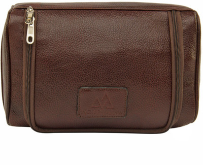 

NorthmanPlus Toiletry bag Travel Toiletry Kit(Brown)