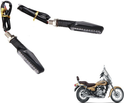 MOCKHE Front, Rear LED Indicator Light for Bajaj Avenger 220(Yellow)