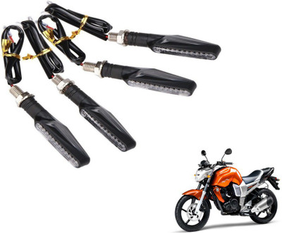 MOCKHE Front, Rear LED Indicator Light for Yamaha FZ16(Yellow)