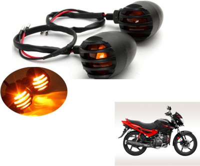 MOCKHE Front, Rear LED Indicator Light for Hero Glamour(Yellow)