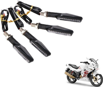 MOCKHE Front, Rear LED Indicator Light for Hero Karizma ZMR(Yellow)