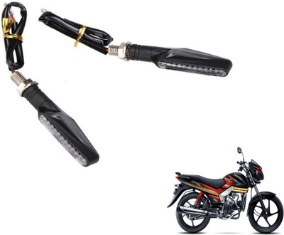 MOCKHE Front, Rear LED Indicator Light for Mahindra Centuro(Yellow)