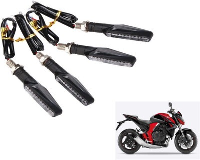 MOCKHE Front, Rear LED Indicator Light for Honda CB(Yellow)
