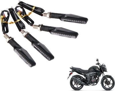 MOCKHE Front, Rear LED Indicator Light for Honda CB Trigger(Yellow)