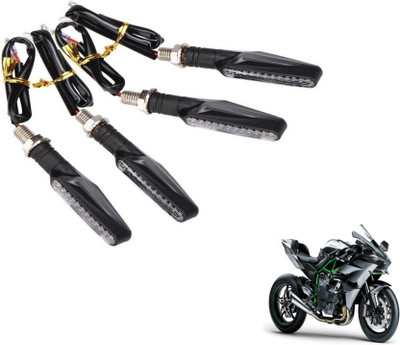 MOCKHE Front, Rear LED Indicator Light for Kawasaki Ninja(Yellow)