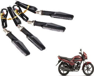 MOCKHE Front, Rear LED Indicator Light for Honda Dream Yuga(Yellow)