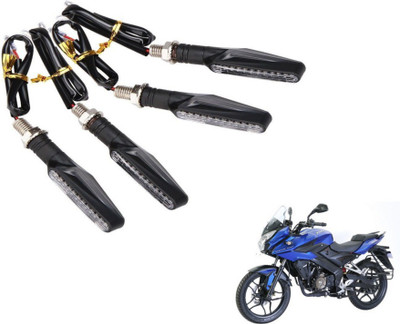 MOCKHE Front, Rear LED Indicator Light for Bajaj Pulsar 150 AS(Yellow)