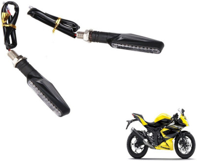 MOCKHE Front, Rear LED Indicator Light for Kawasaki Ninja(Yellow)