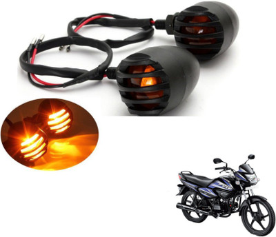 MOCKHE Front, Rear LED Indicator Light for Hero Splendor NXG(Yellow)