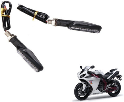 MOCKHE Front, Rear LED Indicator Light for Yamaha R1(Yellow)