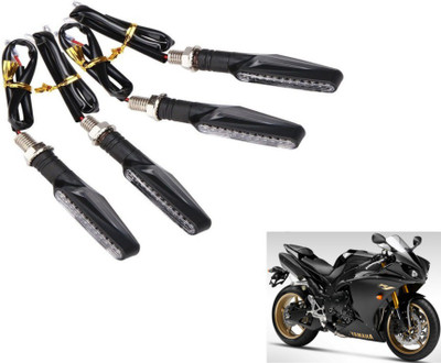 MOCKHE Front, Rear LED Indicator Light for Yamaha YZF R1(Yellow)