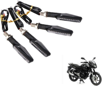 MOCKHE Front, Rear LED Indicator Light for Bajaj Pulsar 150(Yellow)