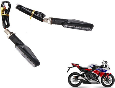 MOCKHE Front, Rear LED Indicator Light for Honda CBR(Yellow)