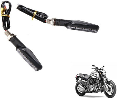 MOCKHE Front, Rear LED Indicator Light for Yamaha VMAX(Yellow)