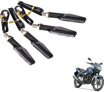 MOCKHE Front, Rear LED Indicator Light for Suzuki GS 150R(Yellow)