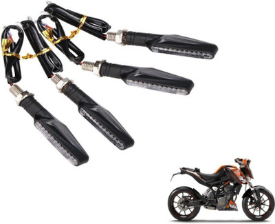 MOCKHE Front, Rear LED Indicator Light for KTM Duke 200(Yellow)