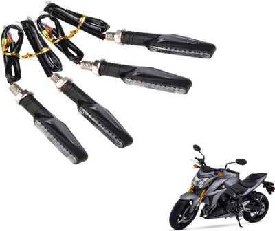MOCKHE Front, Rear LED Indicator Light for Suzuki GSX(Yellow)