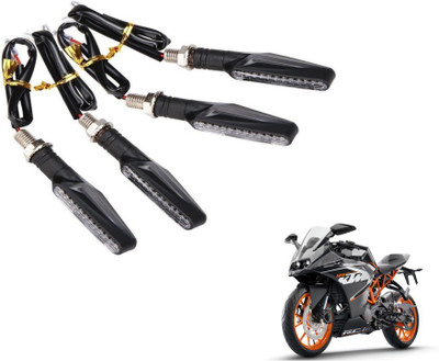 MOCKHE Front, Rear LED Indicator Light for KTM RC 390(Yellow)
