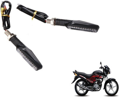 MOCKHE Front, Rear LED Indicator Light for Yamaha YBR 125(Yellow)