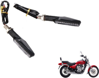 MOCKHE Front, Rear LED Indicator Light for Bajaj Avenger 220 DTS-i(Yellow)