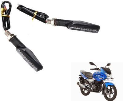 MOCKHE Front, Rear LED Indicator Light for Bajaj Discover 150(Yellow)