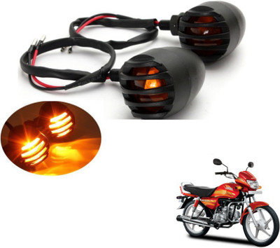 MOCKHE Front, Rear LED Indicator Light for Hero CD deluxe(Yellow)