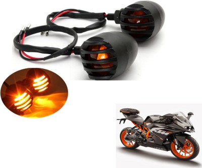 MOCKHE Front, Rear LED Indicator Light for KTM RC 200(Yellow)