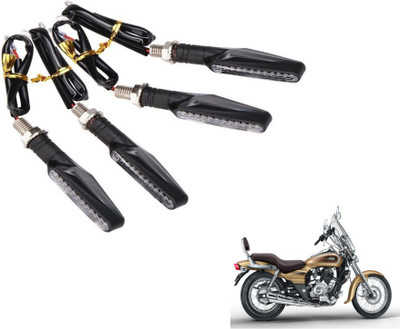 MOCKHE Front, Rear LED Indicator Light for Bajaj Avenger(Yellow)