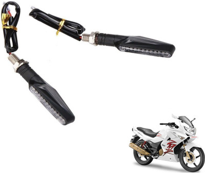 MOCKHE Front, Rear LED Indicator Light for Hero Karizma ZMR(Yellow)