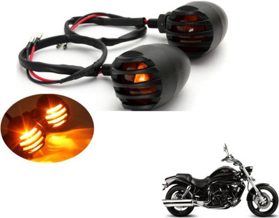 MOCKHE Front, Rear LED Indicator Light for Hyosung Aquila Pro 650(Yellow)