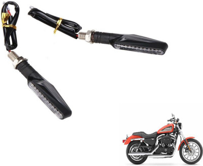 MOCKHE Front, Rear LED Indicator Light for Universal For Bike XL HD(Yellow)