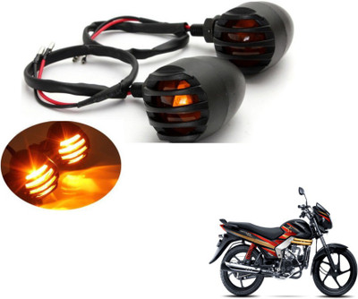 MOCKHE Front, Rear LED Indicator Light for Mahindra Centuro(Yellow)