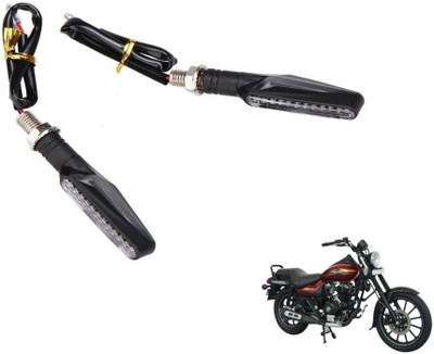 MOCKHE Front, Rear LED Indicator Light for Bajaj Avenger 150(Yellow)