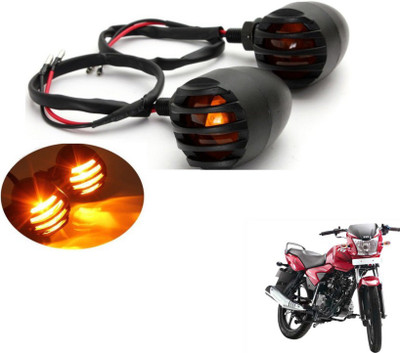 MOCKHE Front, Rear LED Indicator Light for TVS Jive(Yellow)