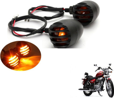 MOCKHE Front, Rear LED Indicator Light for Royal Enfield Thunder Bird 500(Yellow)