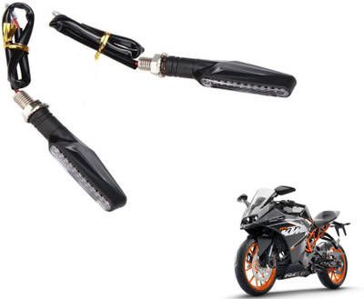MOCKHE Front, Rear LED Indicator Light for KTM RC 390(Yellow)
