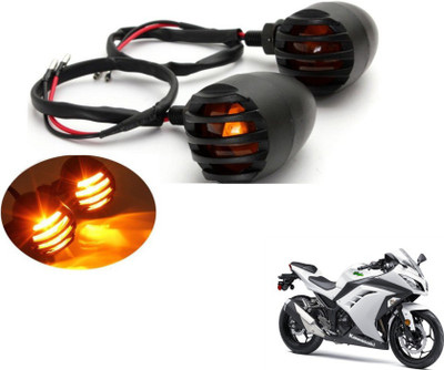 MOCKHE Front, Rear LED Indicator Light for Kawasaki Ninja 300(Yellow)
